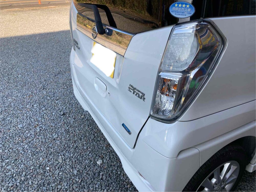 日産・デイズルークス　保険修理実績